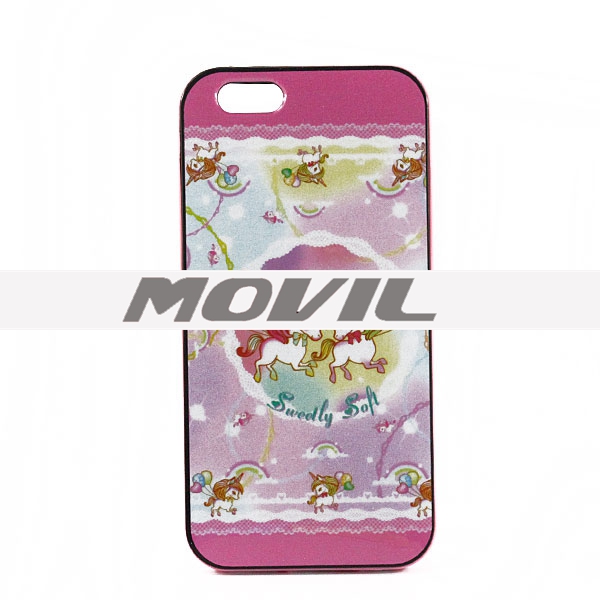 NP-2373  Lindo TPU  PC  funda para iPhone 6-10